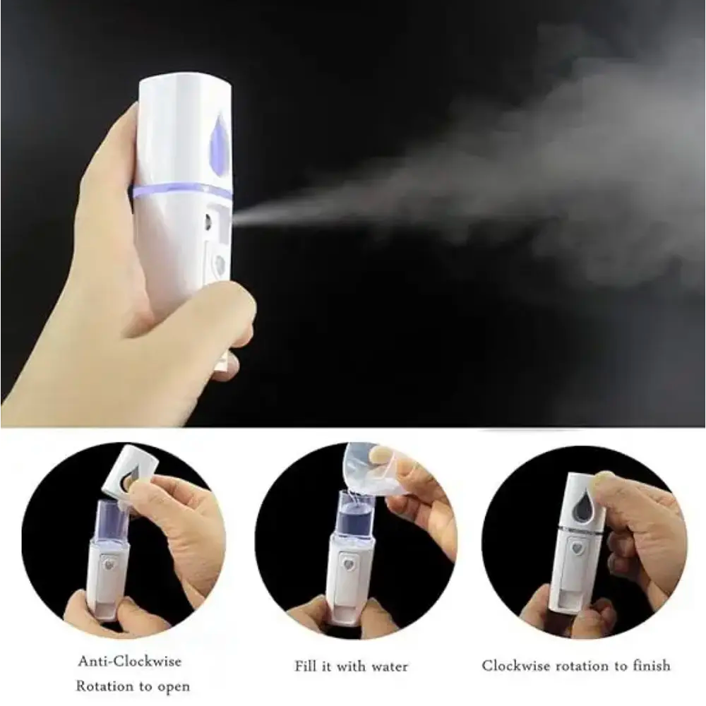 ⭐Nano Vaporizador Hidratante Facial 20ml Recargable USB⭐