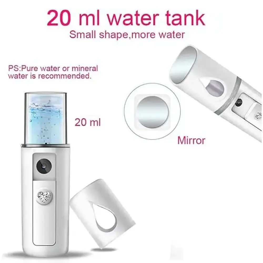 ⭐Nano Vaporizador Hidratante Facial 20ml Recargable USB⭐