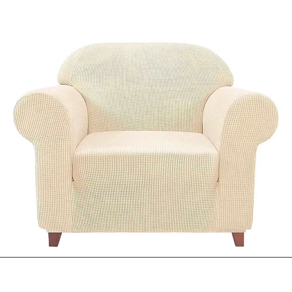 ⭐FUNDA DE SOFA TEXTURIZADA IMPERMEABLE DE 1 CUERPO⭐