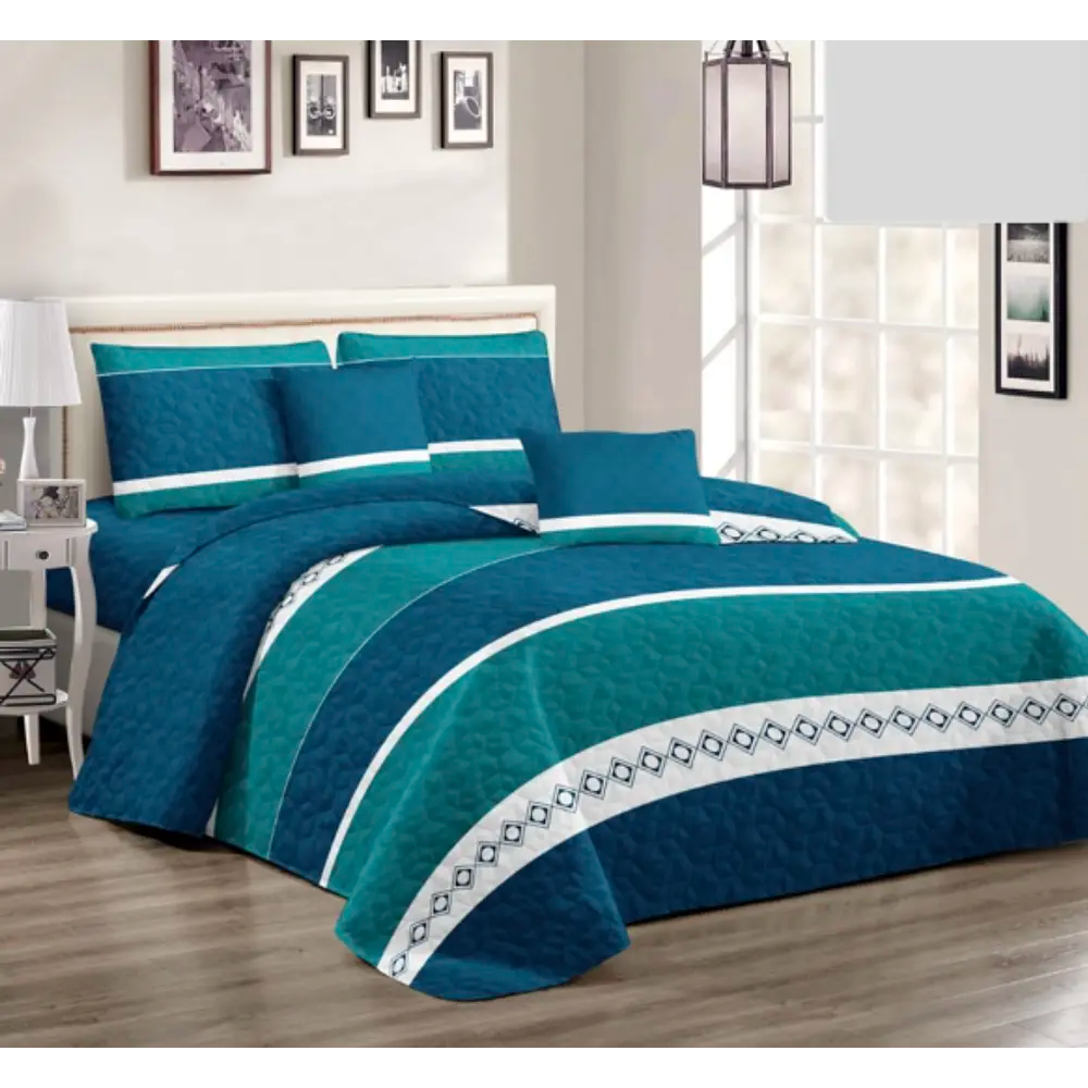 ⭐COBERTOR DE VERANO KING DISEÑO + 2 FUNDAS DE ALMOHADA 2.5 PLAZAS 250X270CM⭐