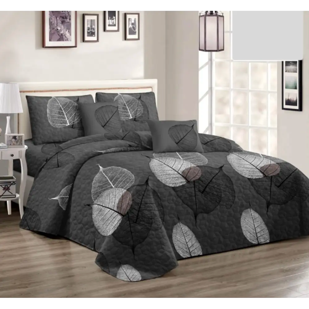 ⭐COBERTOR DE VERANO DISEÑO + 2 FUNDAD DE ALMOHADA 2 PLAZAS 230x250CM⭐