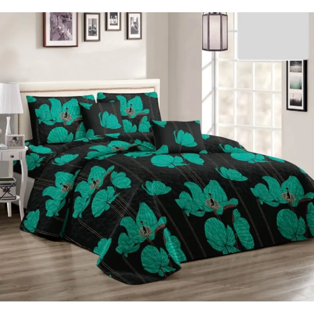 ⭐COBERTOR DE VERANO DISEÑO + 2 FUNDAD DE ALMOHADA 2 PLAZAS 230x250CM⭐