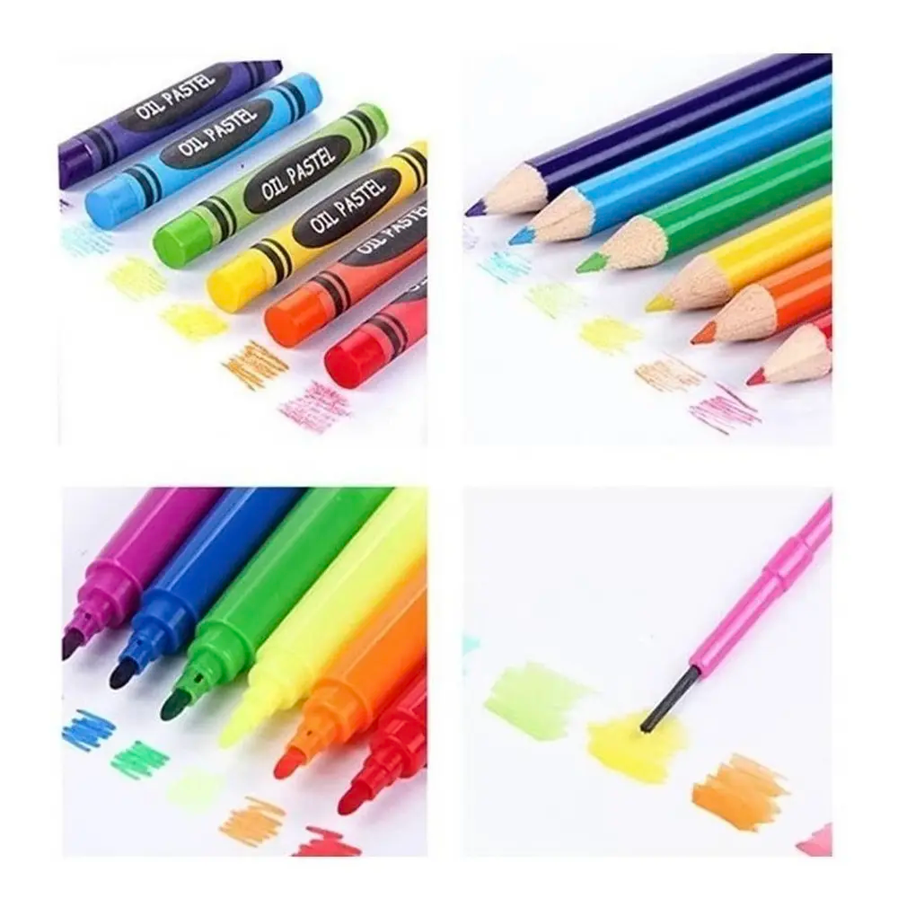 ⭐SET DE COLORES DE ARTE 208PZS GRANDE⭐