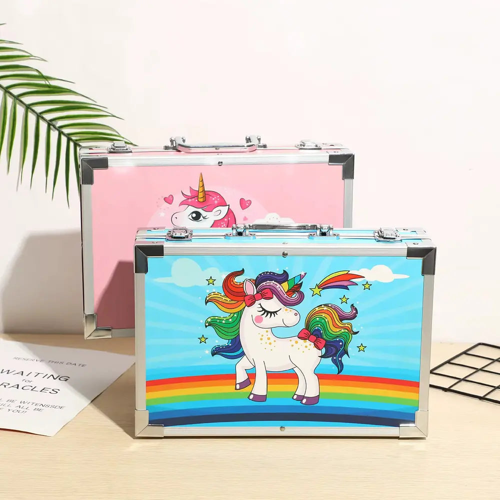 ⭐MALETA METÁLICA SET DE ARTE DE 145 PZS EXCELENTE CALIDAD⭐