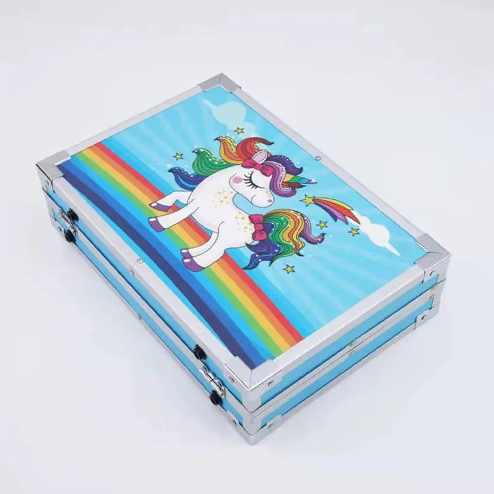 ⭐MALETA METÁLICA SET DE ARTE DE 145 PZS EXCELENTE CALIDAD⭐