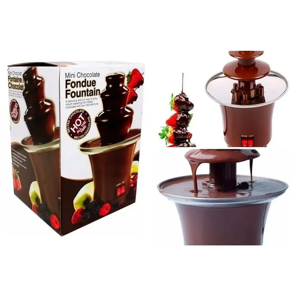 ⭐MINI FUENTE CASCADA DE CHOCOLATE 3 NIVELES⭐