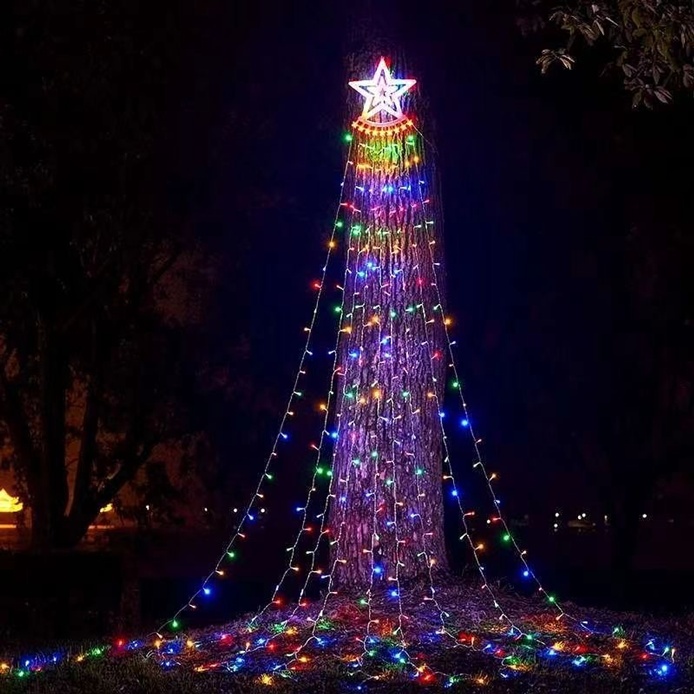 ⭐️Estrella árbol de navidad LED SOLAR DE 3 METROS DE ALTURA⭐️