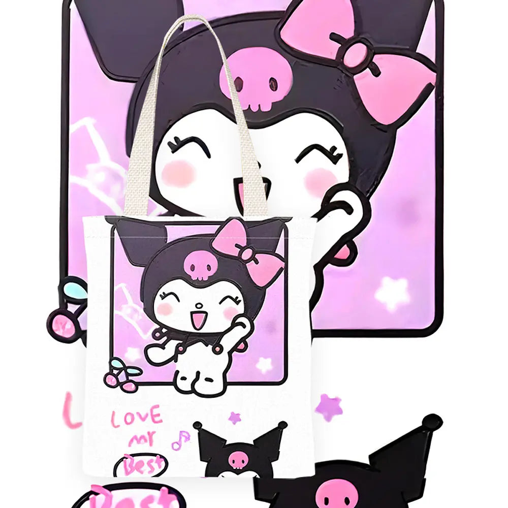 ⭐BOLSO TOTE BAG SANRIO (TELA) 37x32CM⭐