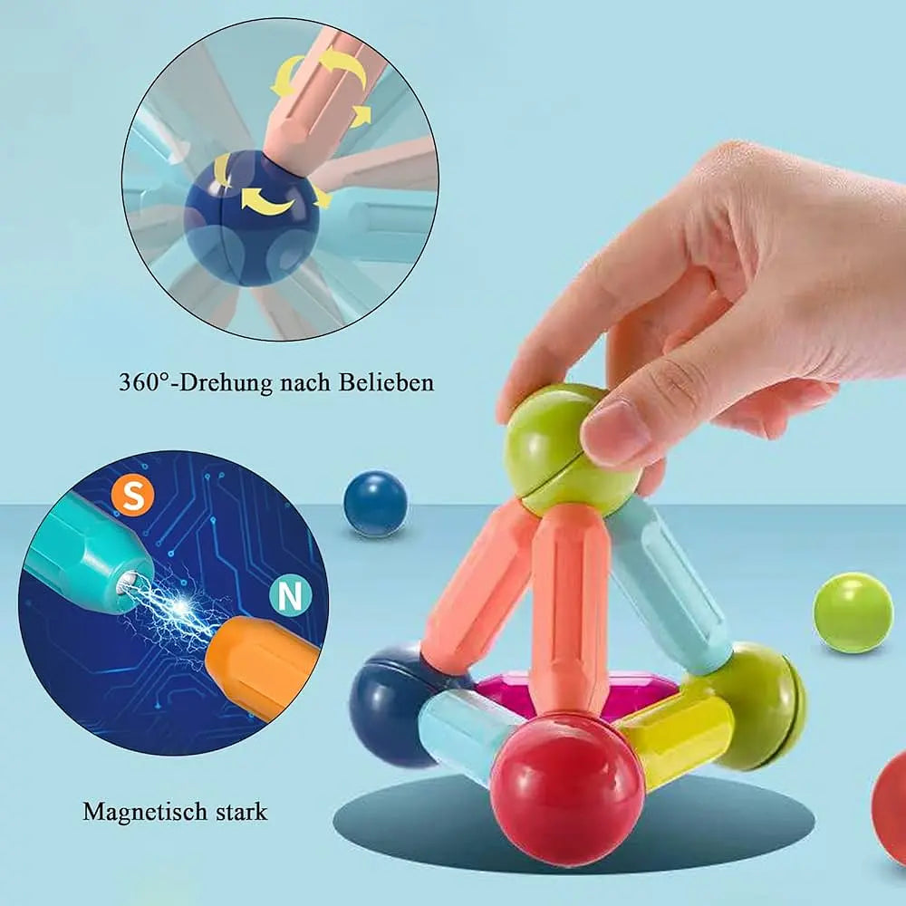 ⭐BLOQUES DE CONSTRUCCIÓN MAGNÉTICOS DE 36PZS⭐