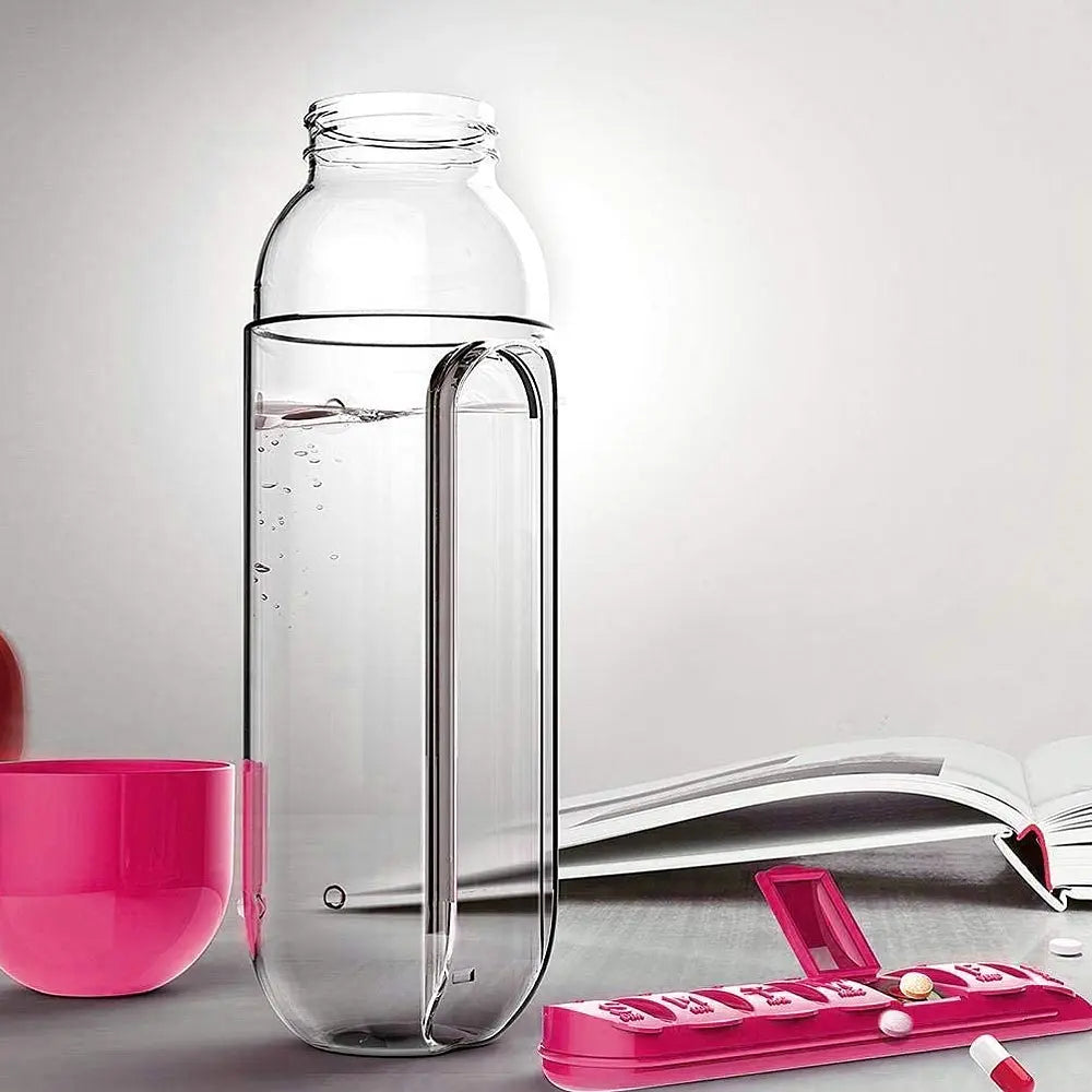 ⭐BOTELLA PASTILLERO SEMANAL 600ML⭐