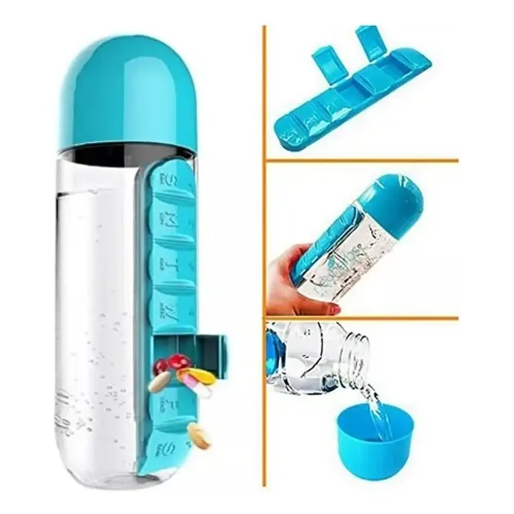 ⭐BOTELLA PASTILLERO SEMANAL 600ML⭐