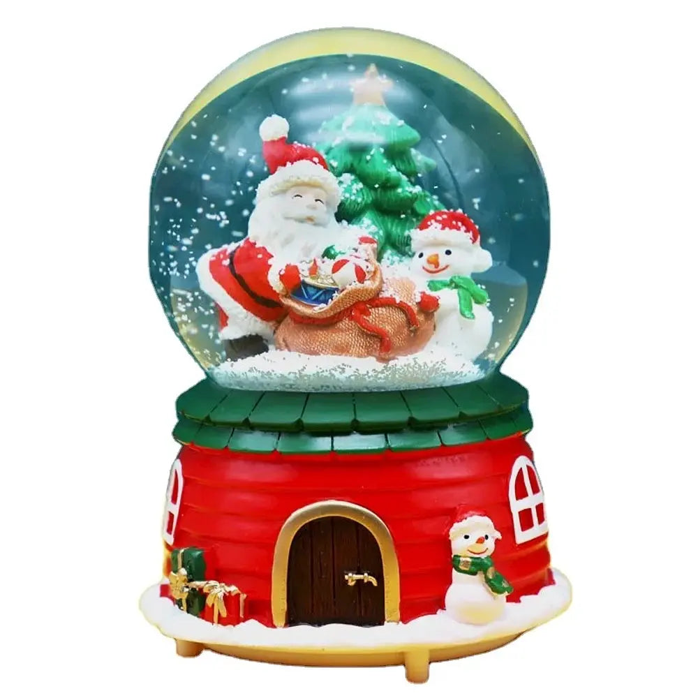 ⭐ADORNO ESFERA NAVIDAD CON LUCES MUSICAL 12CM⭐