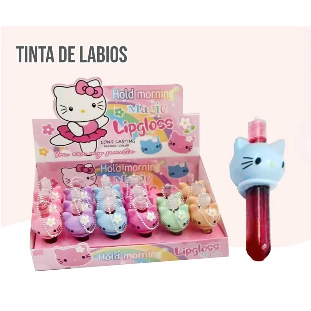 ⭐TINTA LABIAL HELLO KITTY LIP GLOSS⭐