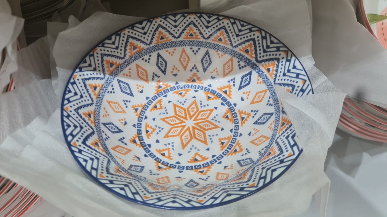 ⭐1 Plato o pocillo de loza con diseño⭐