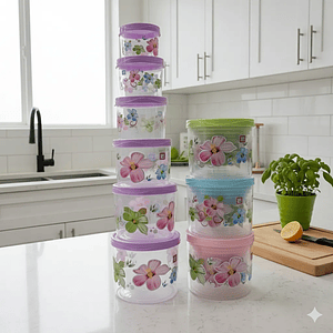 ⭐️SET DE 6 TAPERS FLORES DIFERENTES TAMAÑOS⭐️