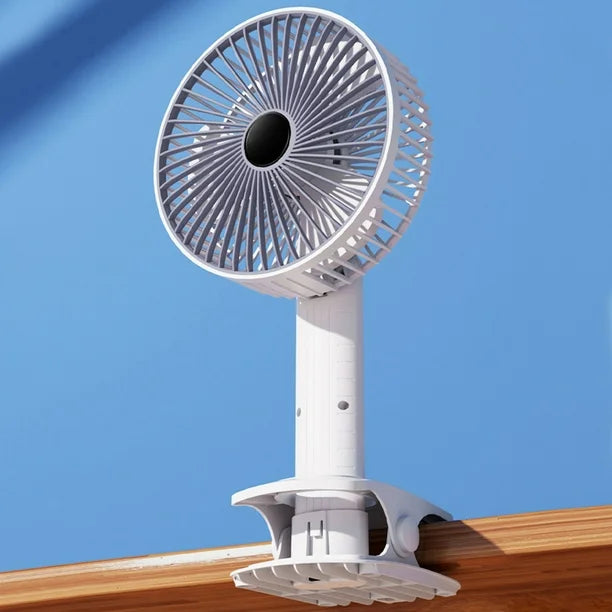 ⭐VENTILADOR INALÁMBRICO USB RECARGABLE CON PINZA⭐