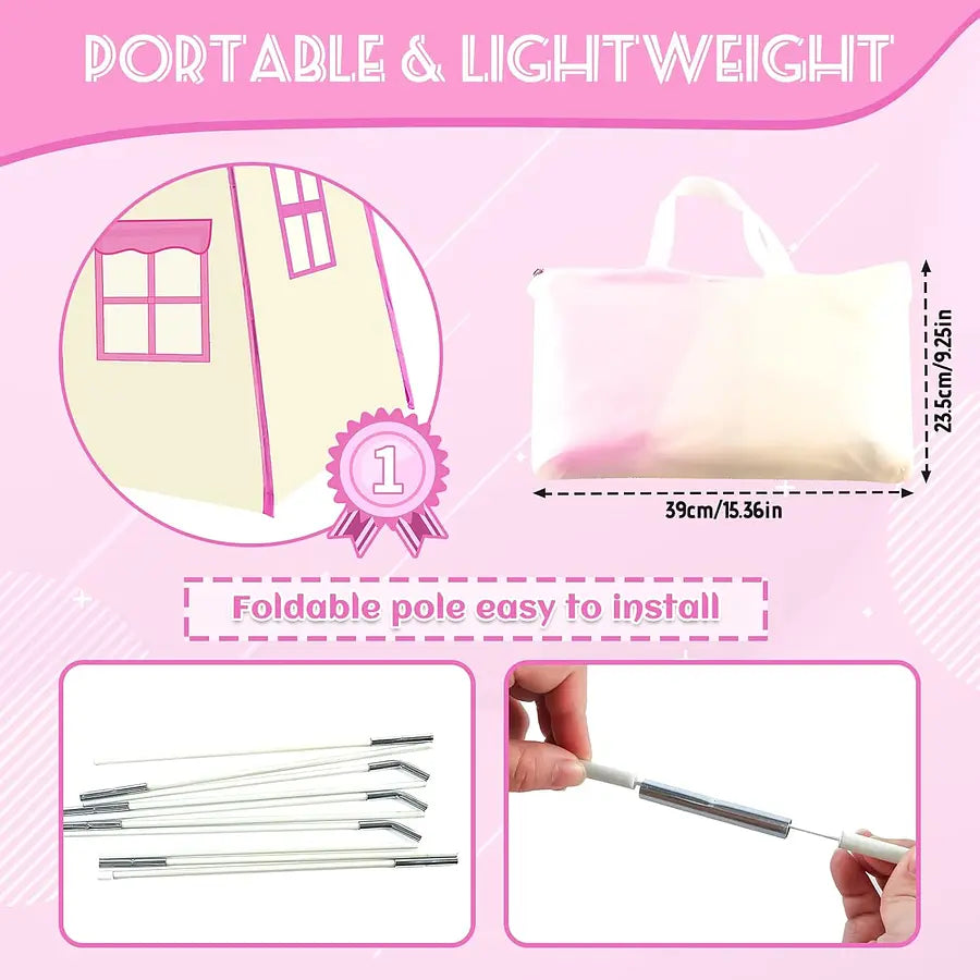 ⭐Castillo Infantil De Princesa, Carpa De Juego Para Niñas⭐