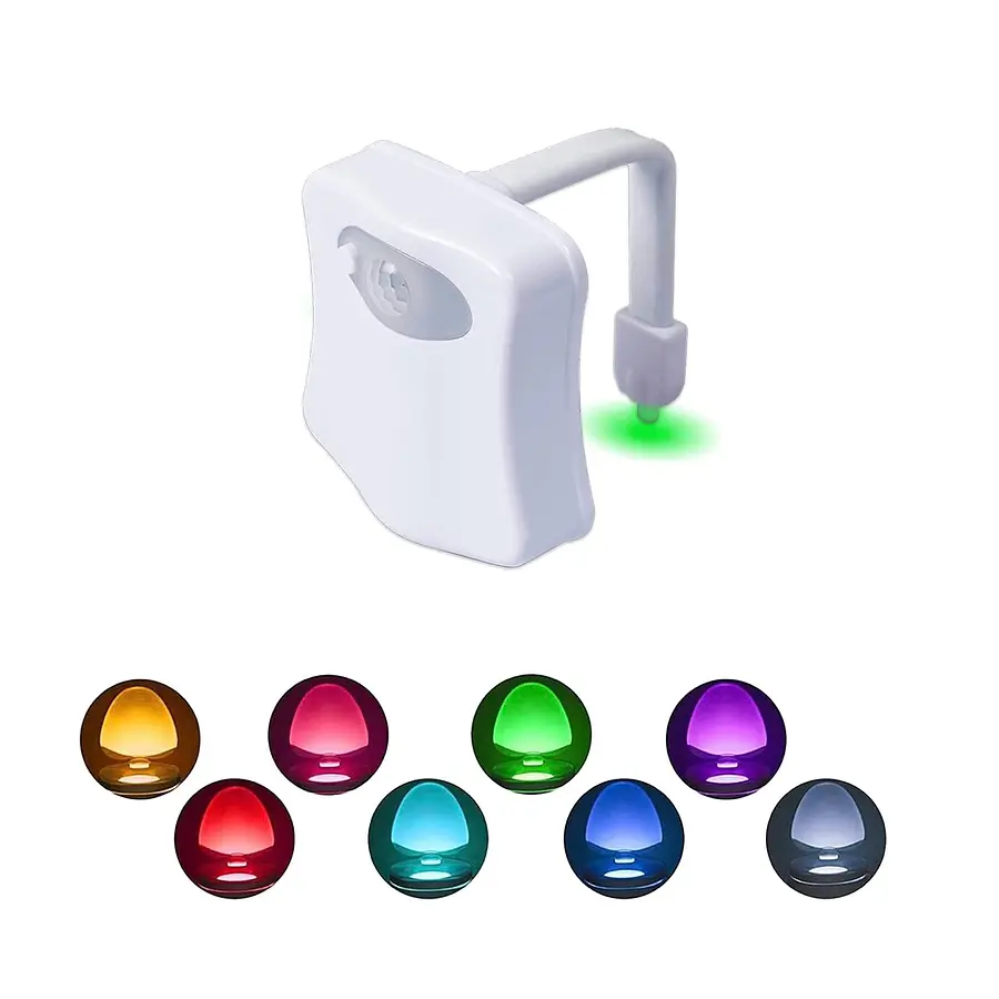 ⭐Luz Led para Inodoro con Sensor de Movimiento 8 Colores⭐