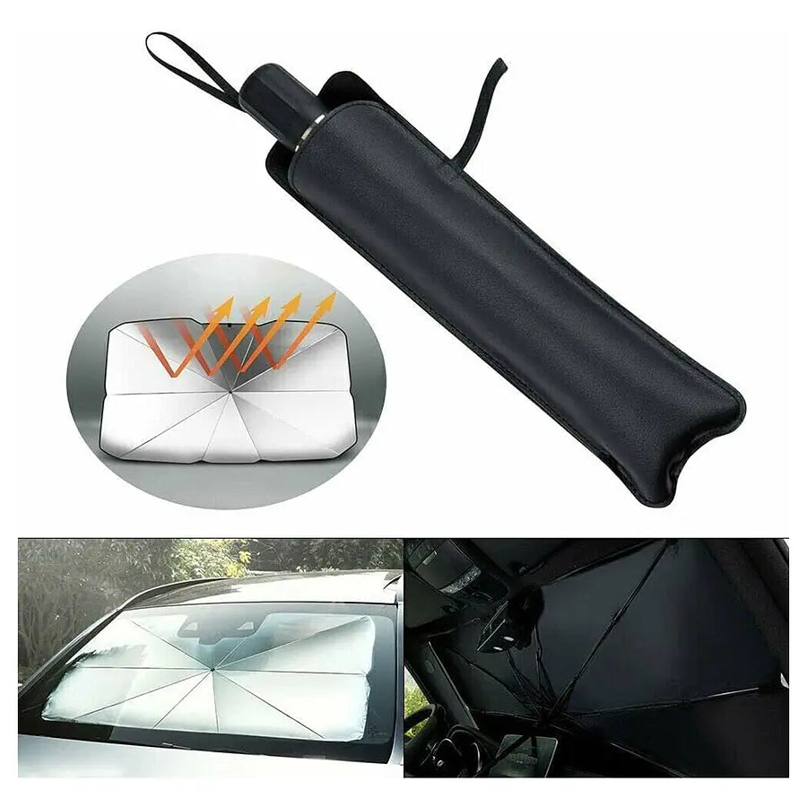 ⭐Quitasol Parasol Parabrisas De Auto Tipo Sombrilla Cubre Sol⭐