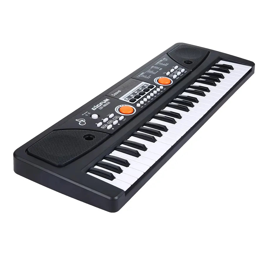 ⭐Piano Teclado Musical Eléctrico De 49 Teclas + Micrófono⭐