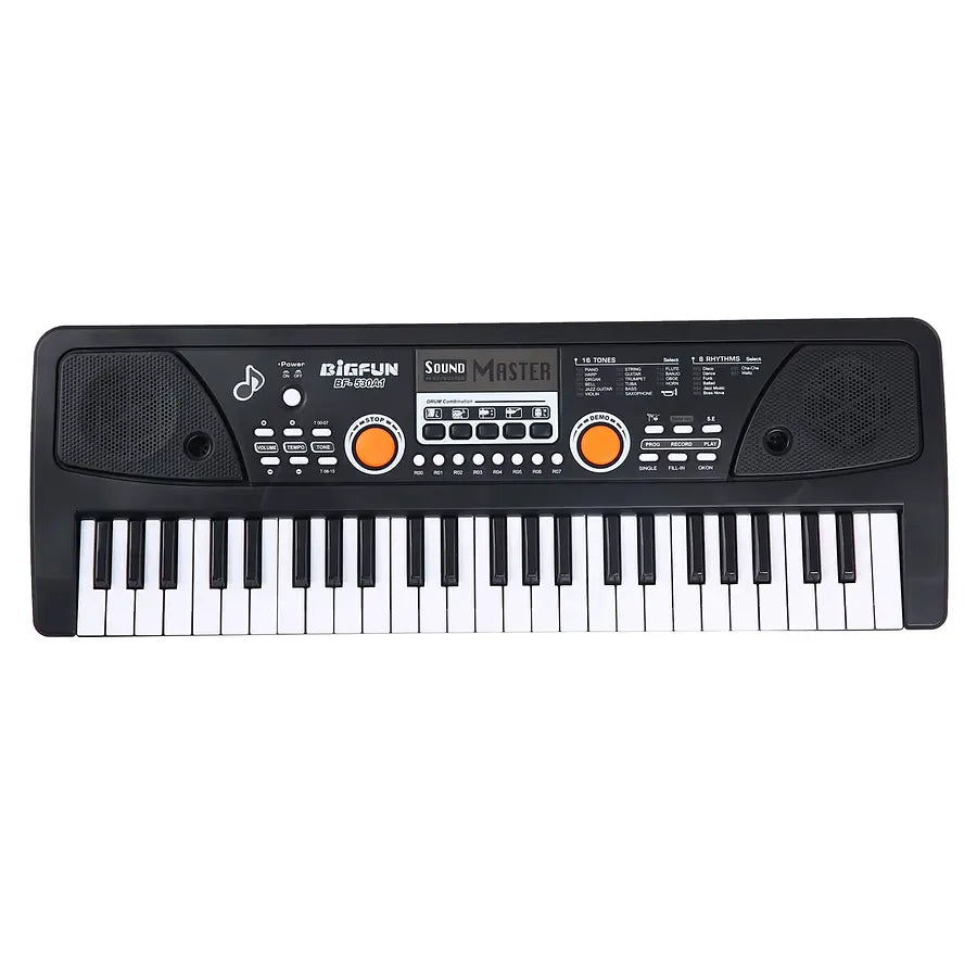 ⭐Piano Teclado Musical Eléctrico De 49 Teclas + Micrófono⭐