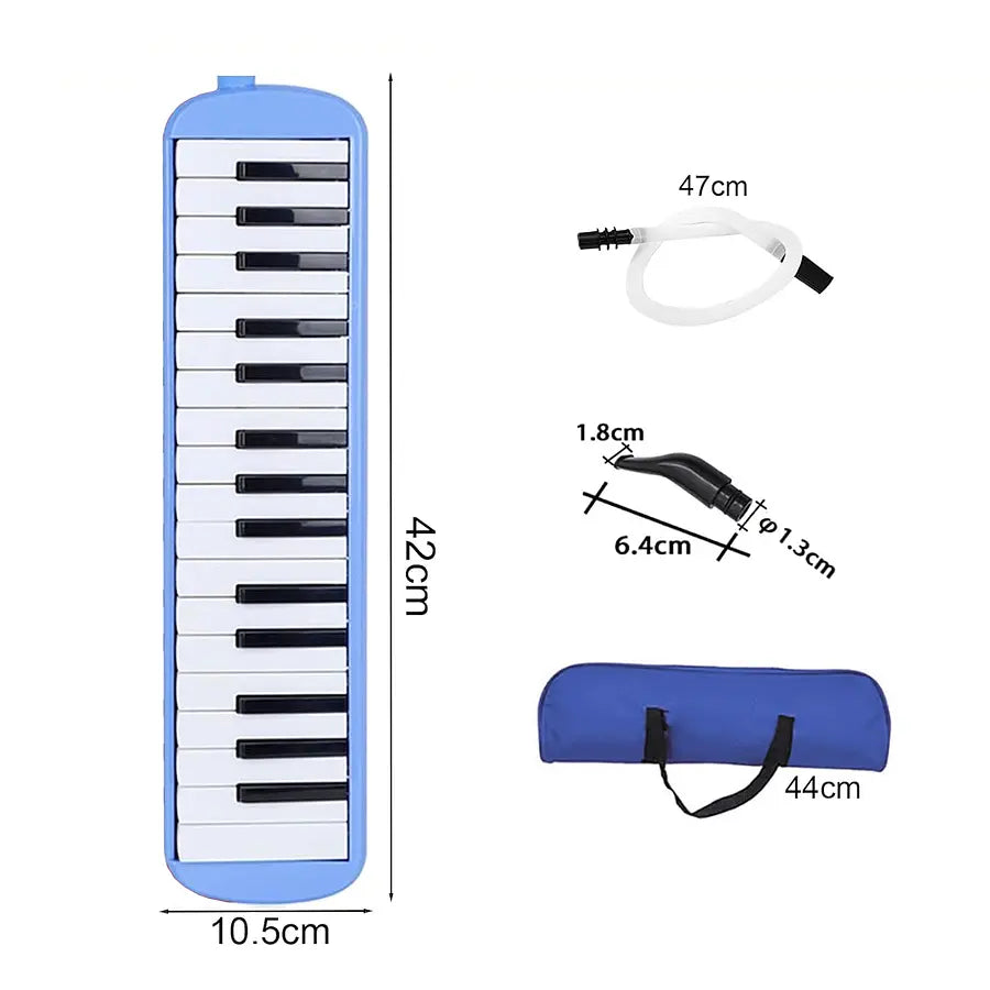 ⭐Melódica Teclado 32 Notas + Boquilla + Estuche Maletín⭐