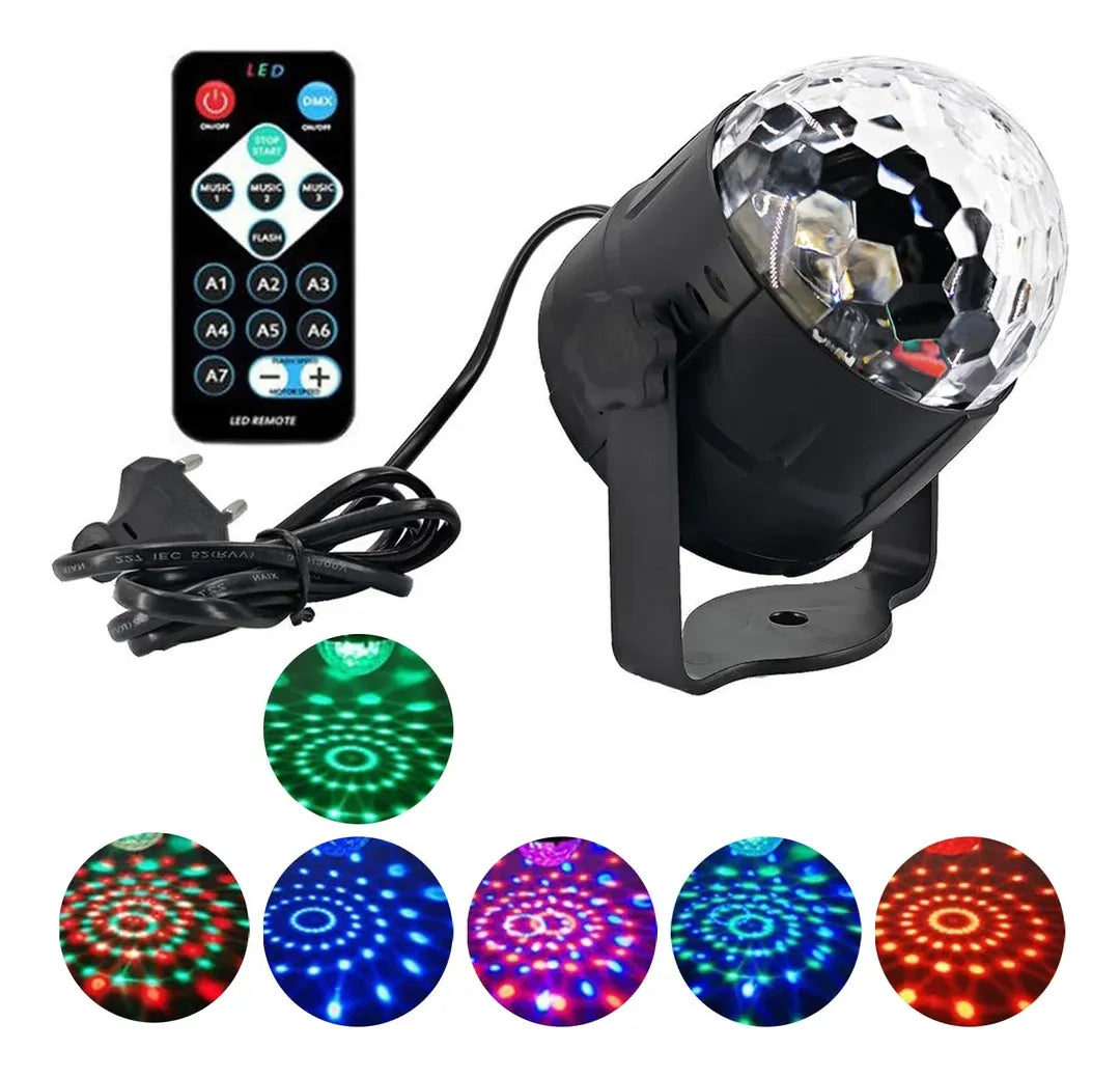 ⭐MINI PROYECTOR LED LÁSER MULTICOLOR 7 MODOS DE ILUMINACIÓN⭐