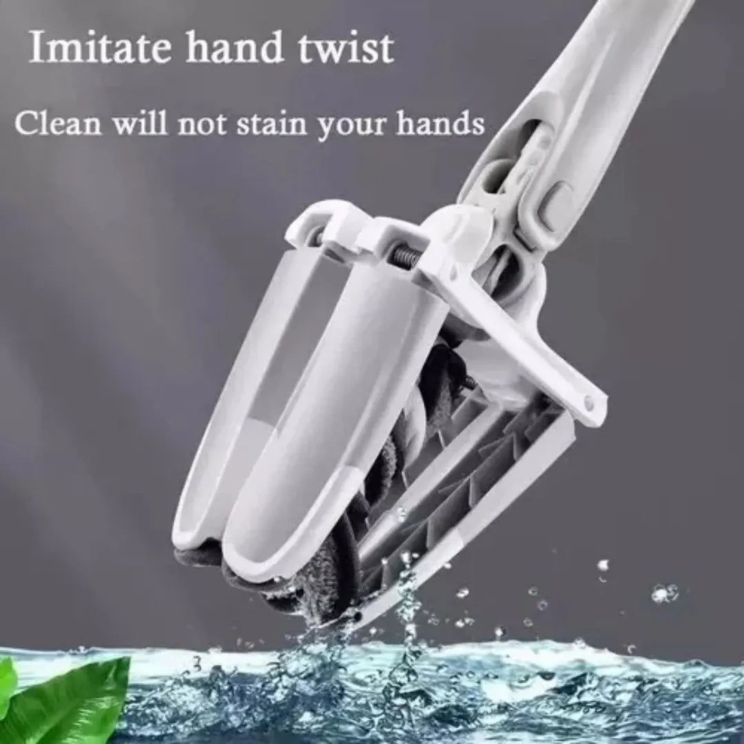 ⭐Mopa trapeador microfribra cabezal 360º con escurridor integrado⭐