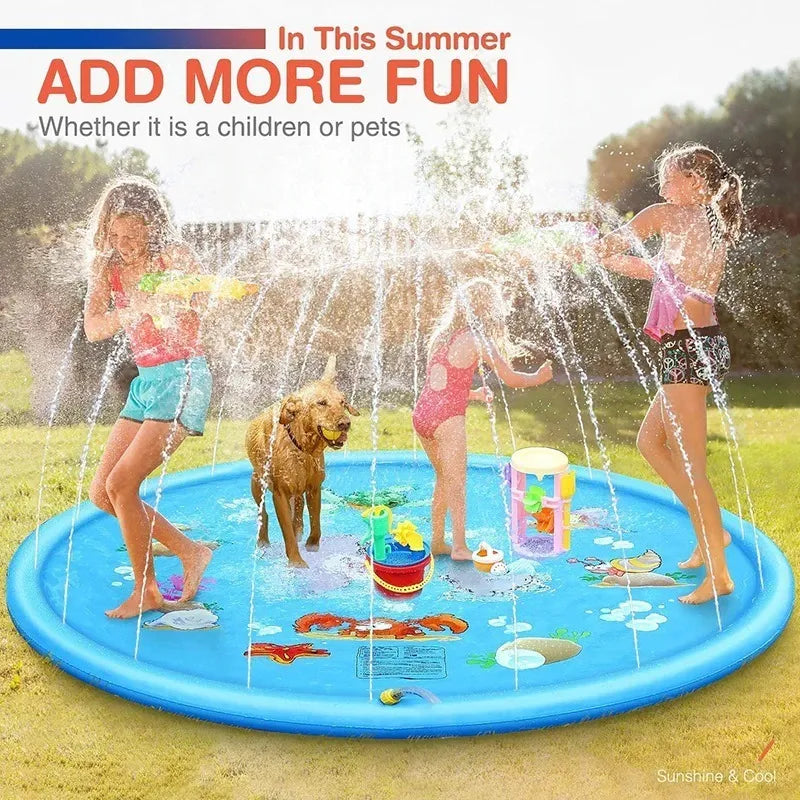 ⭐Piscina Inflable Tipo Fuente Para Niños Y Mascotas 170 Cm⭐