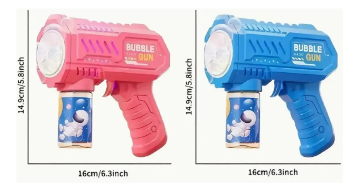 ⭐PISTOLA DE BURBUJAS SPACE BUBBLE GUN⭐