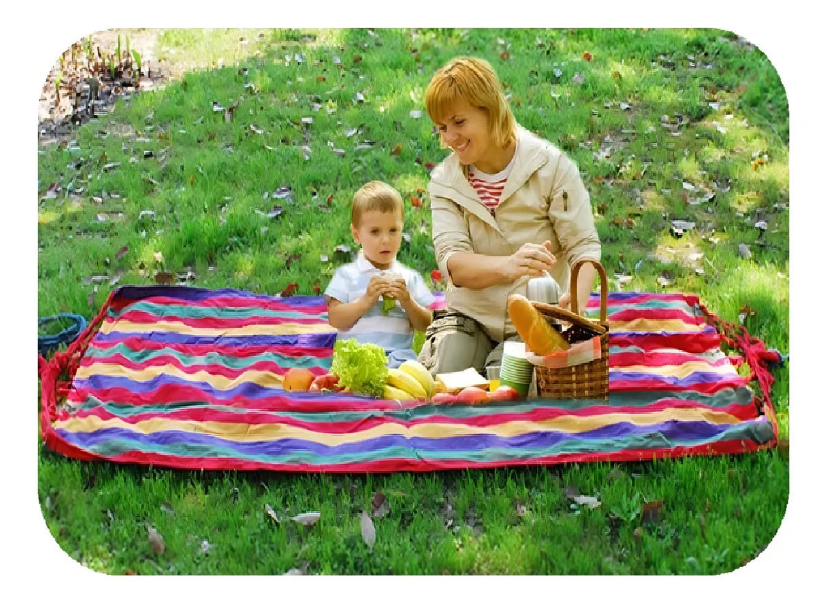 ⭐Hamaca 100% Algodón 1 Plaza Colgante, 80x190cm, Hasta 100kg, Color Rojo Muticolor⭐