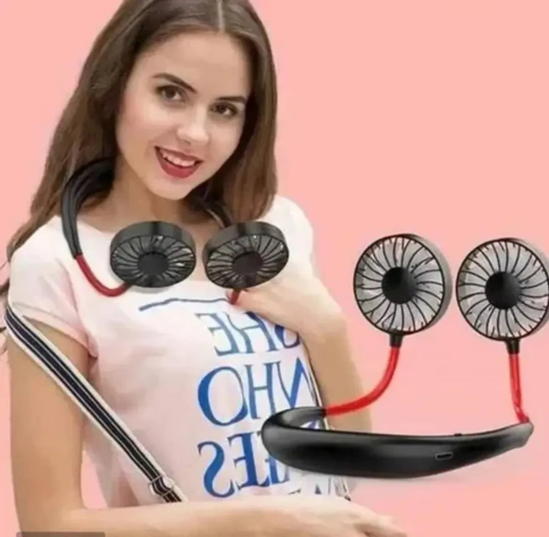⭐Ventilador de cuello portátil con carga USB⭐