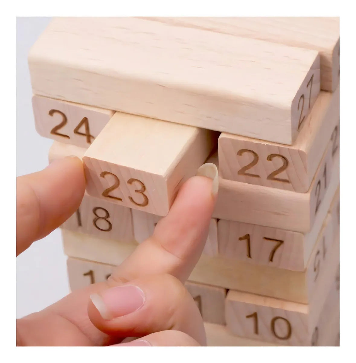 ⭐Juguete de Madera Juego De Mesa 54 Pcs⭐