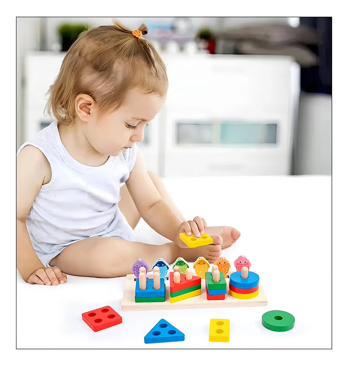 ⭐Juego De Pesca Magnético Y Encaje Juguete Madera Para Niños⭐