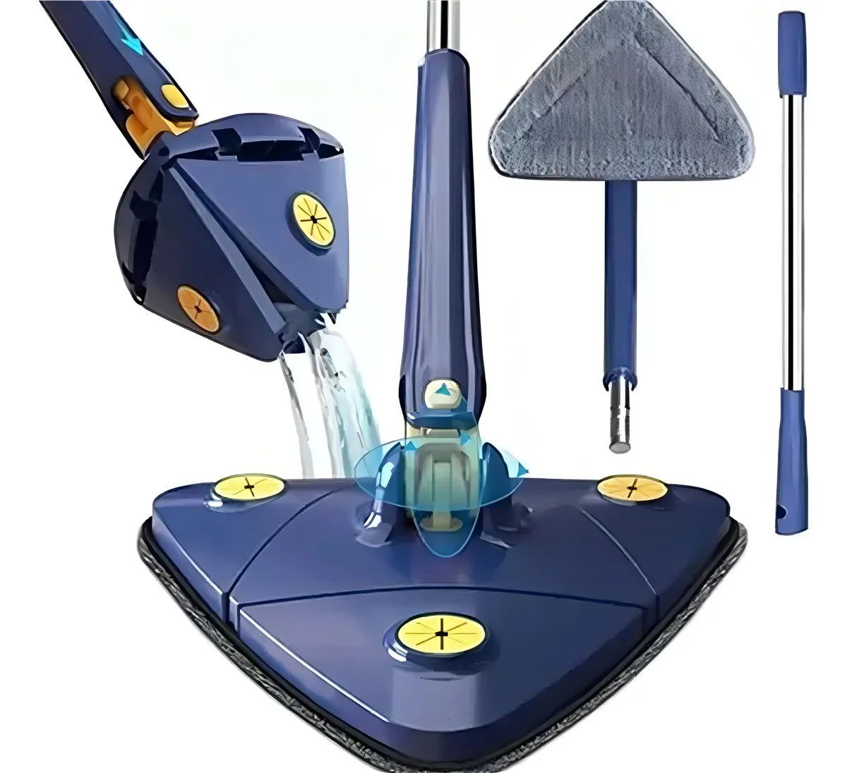 ⭐Mopa triangular cabezal 360º y escurridor integrado⭐