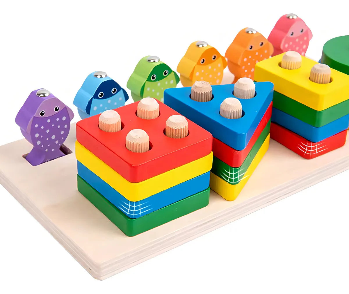 ⭐Juego De Pesca Magnético Y Encaje Juguete Madera Para Niños⭐