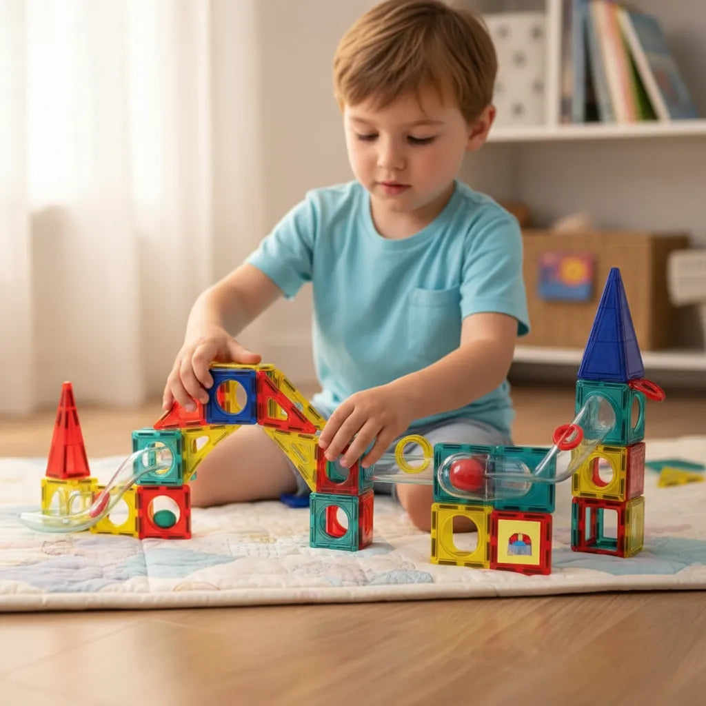 ⭐42 PIEZAS DE BLOQUES MAGNÉTICOS CONSTRUCCIÓN JUEGO NIÑOS⭐