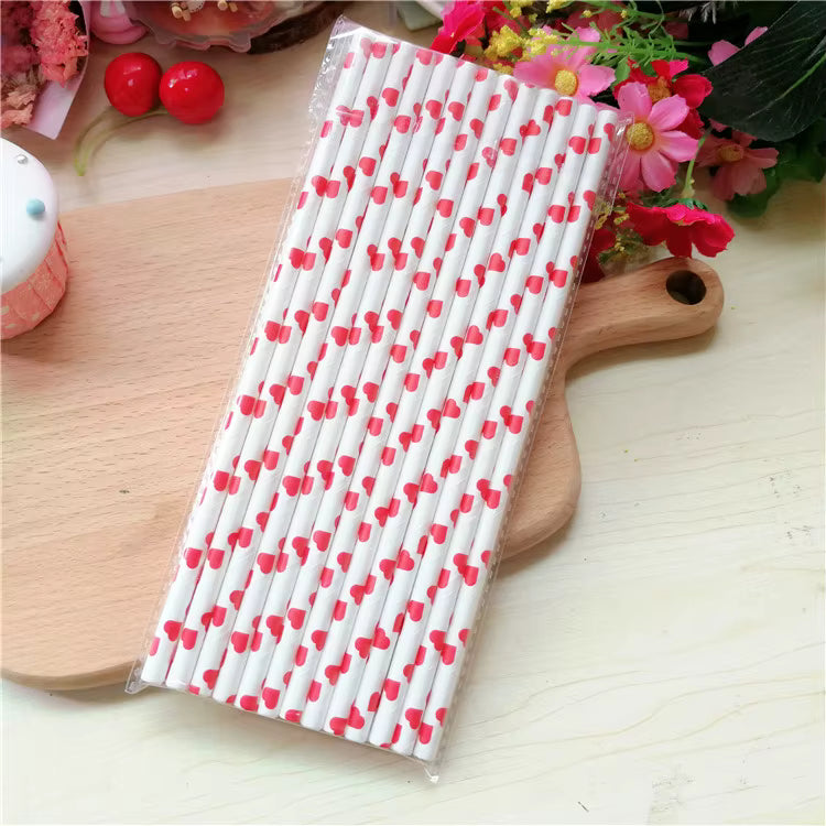 ⭐1 Set de 25 bombillas de papel ecológicas⭐