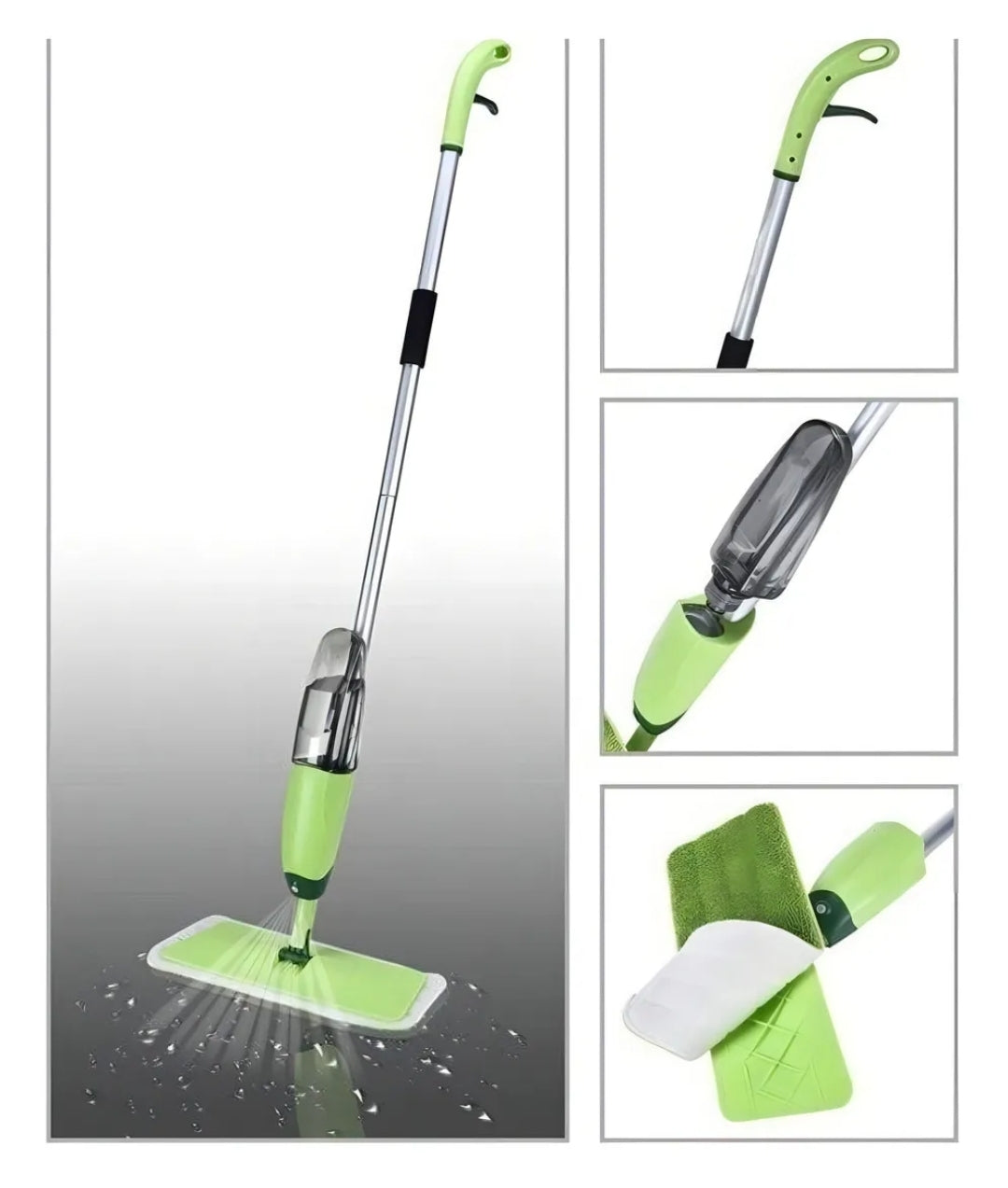 ⭐Mopa con Rociador Spray, cabezal 360°⭐️