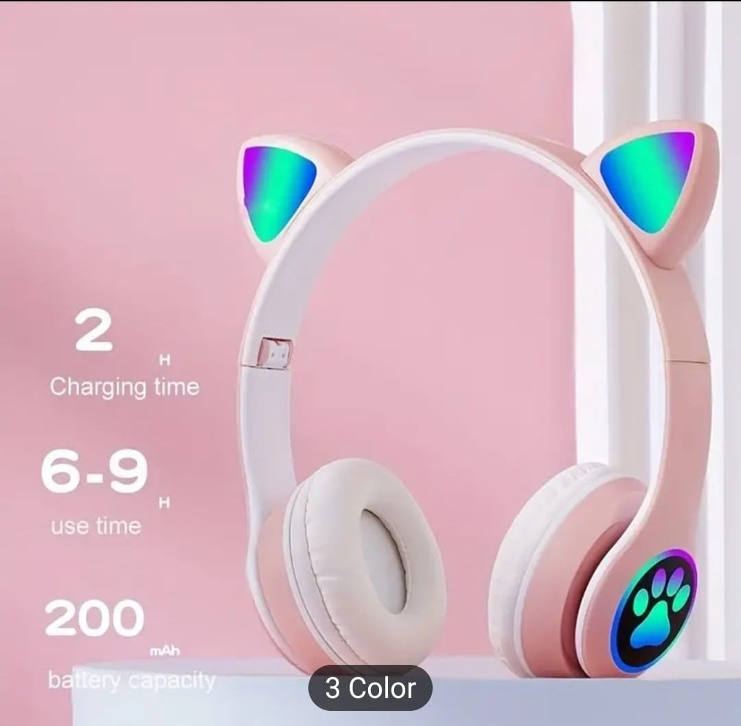 ⭐️Audífonos Inalámbricos orejas de gato⭐️