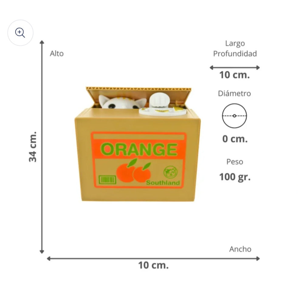 ⭐️Alcancia automática de gato roba monedas⭐️