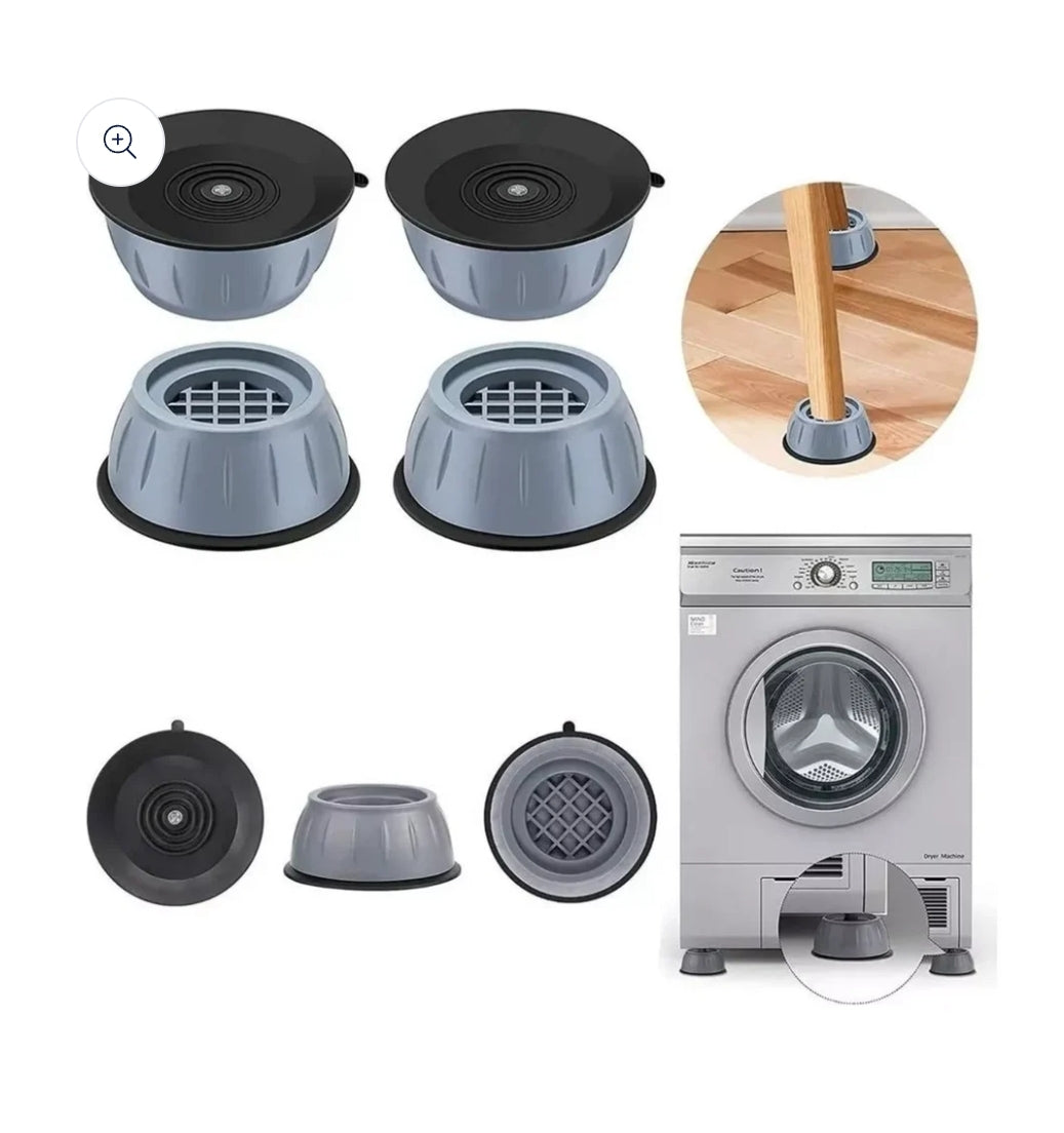 ⭐️Set de 4 almohadillas antivibración para lavadora⭐️