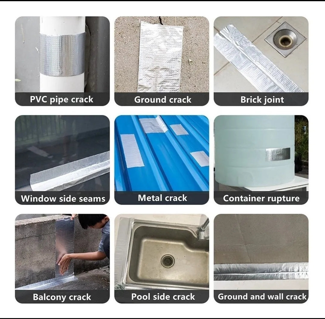 ⭐️Cinta selladora Adhesiva impermeable de 5M x 5cm⭐️