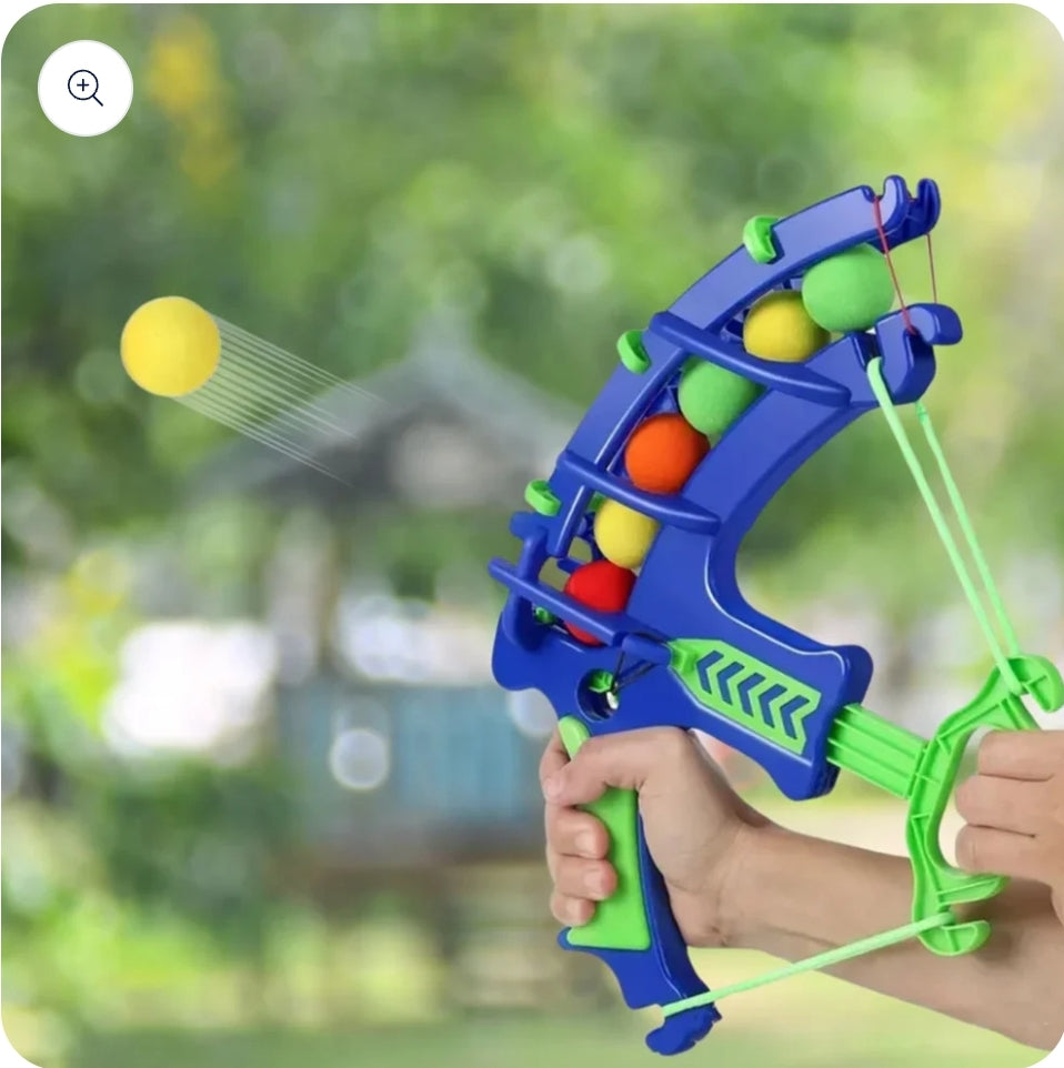 ⭐️Juguete arco lanzador de bolas tiro al blanco⭐️