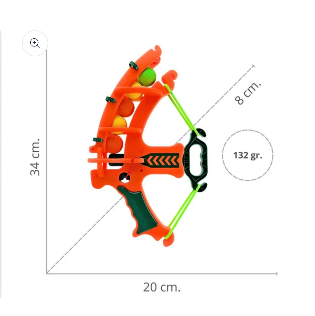 ⭐️Juguete arco lanzador de bolas tiro al blanco⭐️