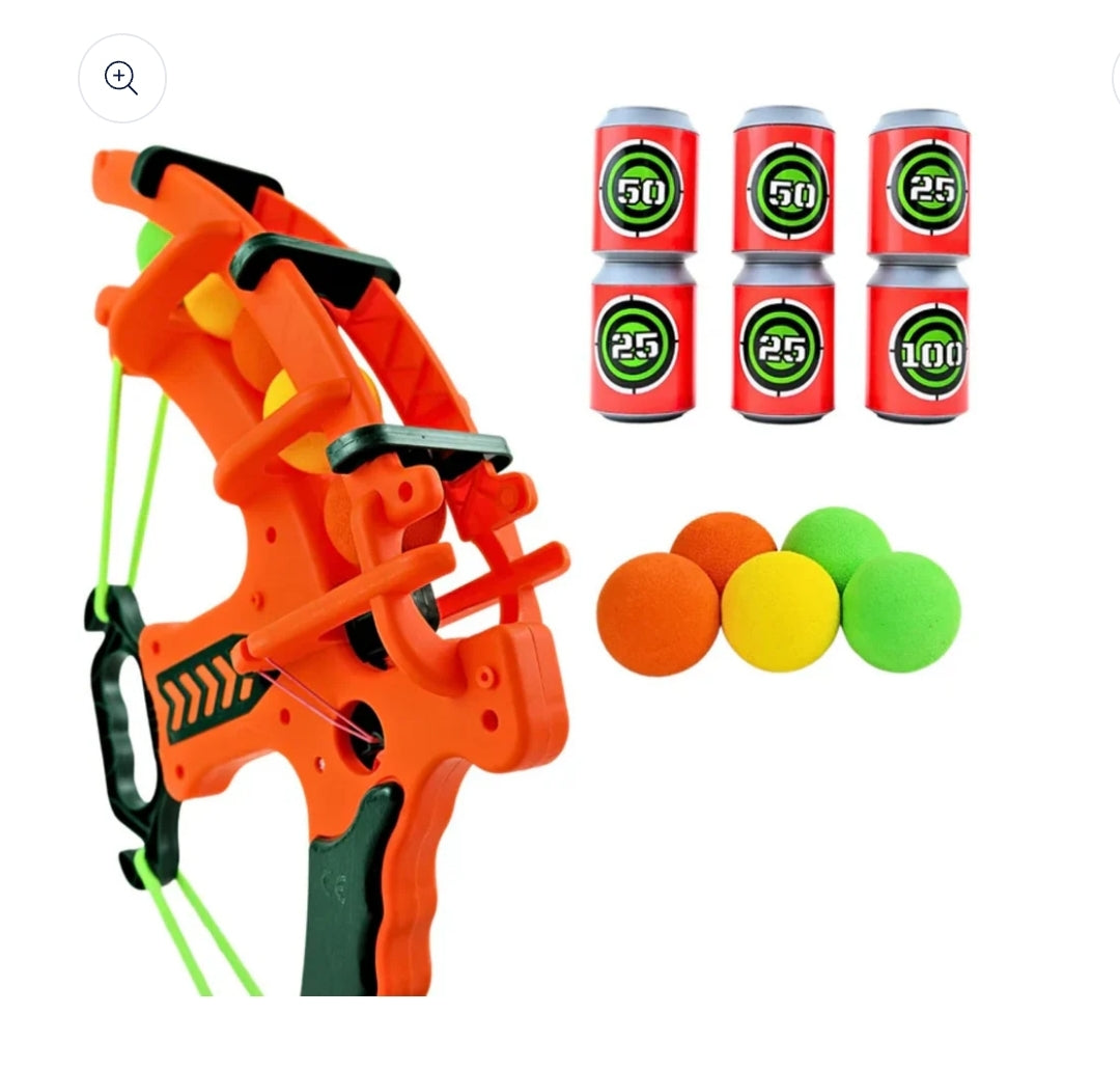 ⭐️Juguete arco lanzador de bolas tiro al blanco⭐️