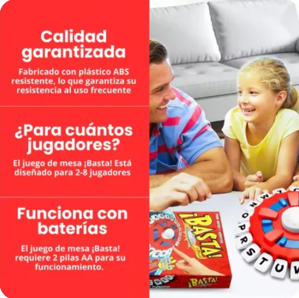 ⭐️Juego de palabras BASTA, piensa rápido y contesta⭐️