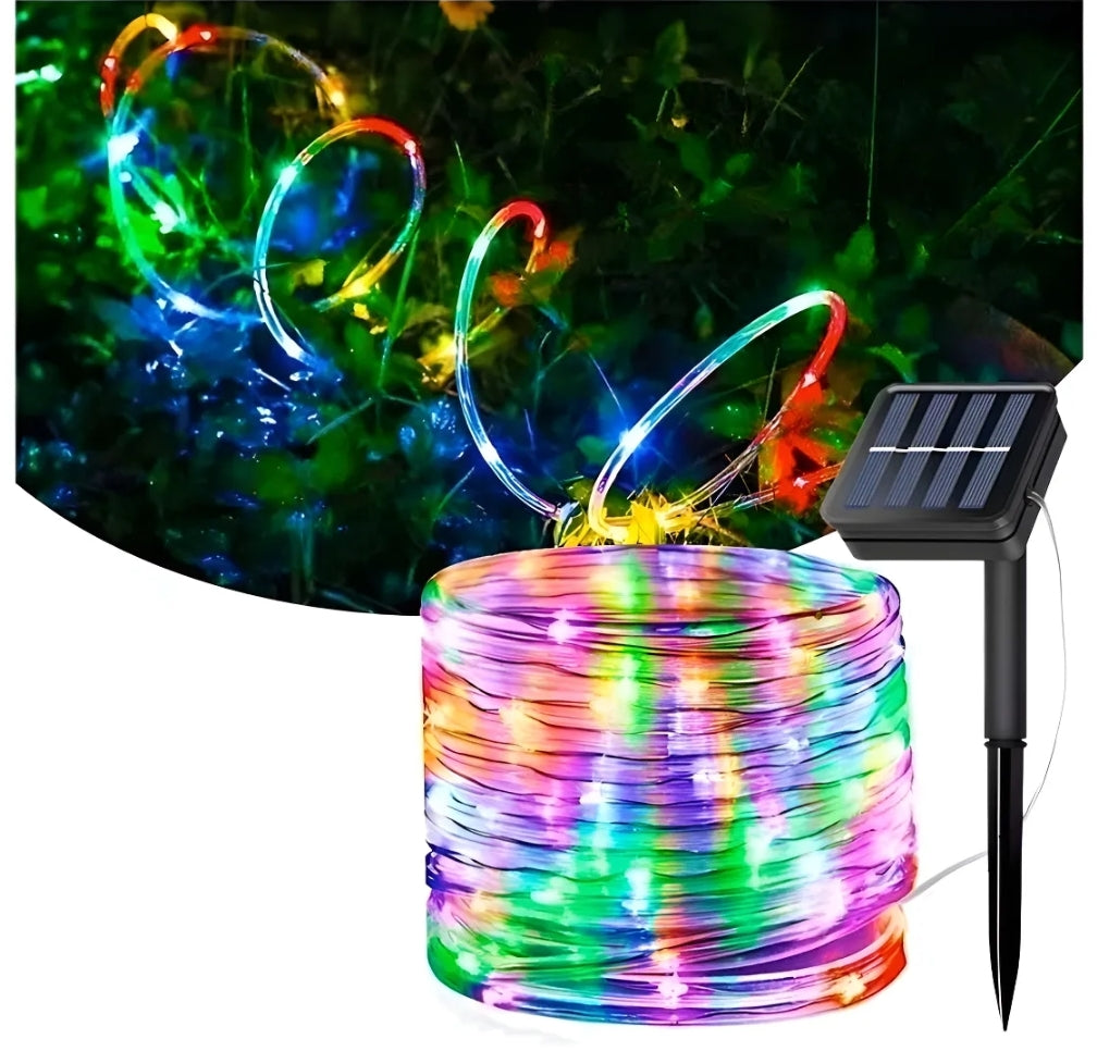 ⭐️MANGUERA SOLAR LUCES LED DE 10 METROS⭐️