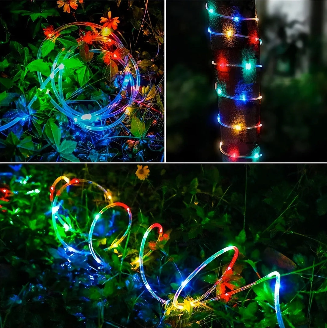 ⭐️MANGUERA SOLAR LUCES LED DE 10 METROS⭐️