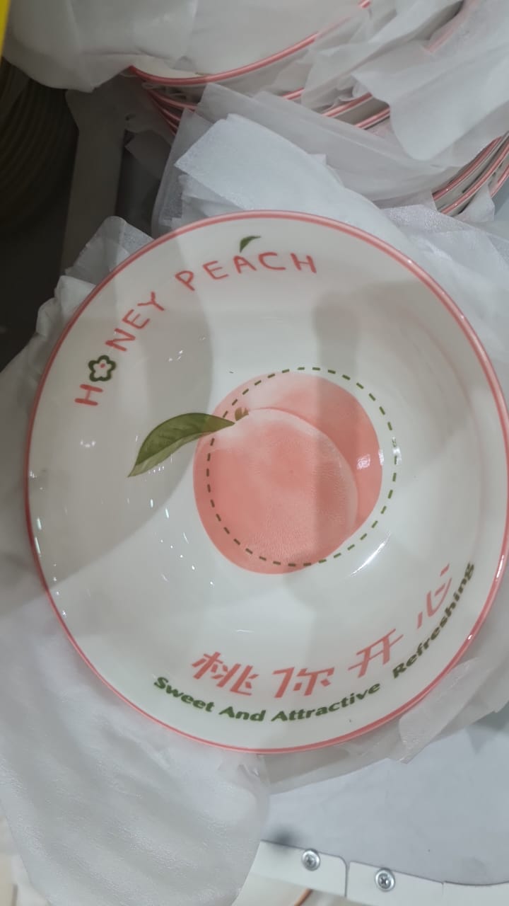 ⭐1 Plato o pocillo de loza con diseño⭐